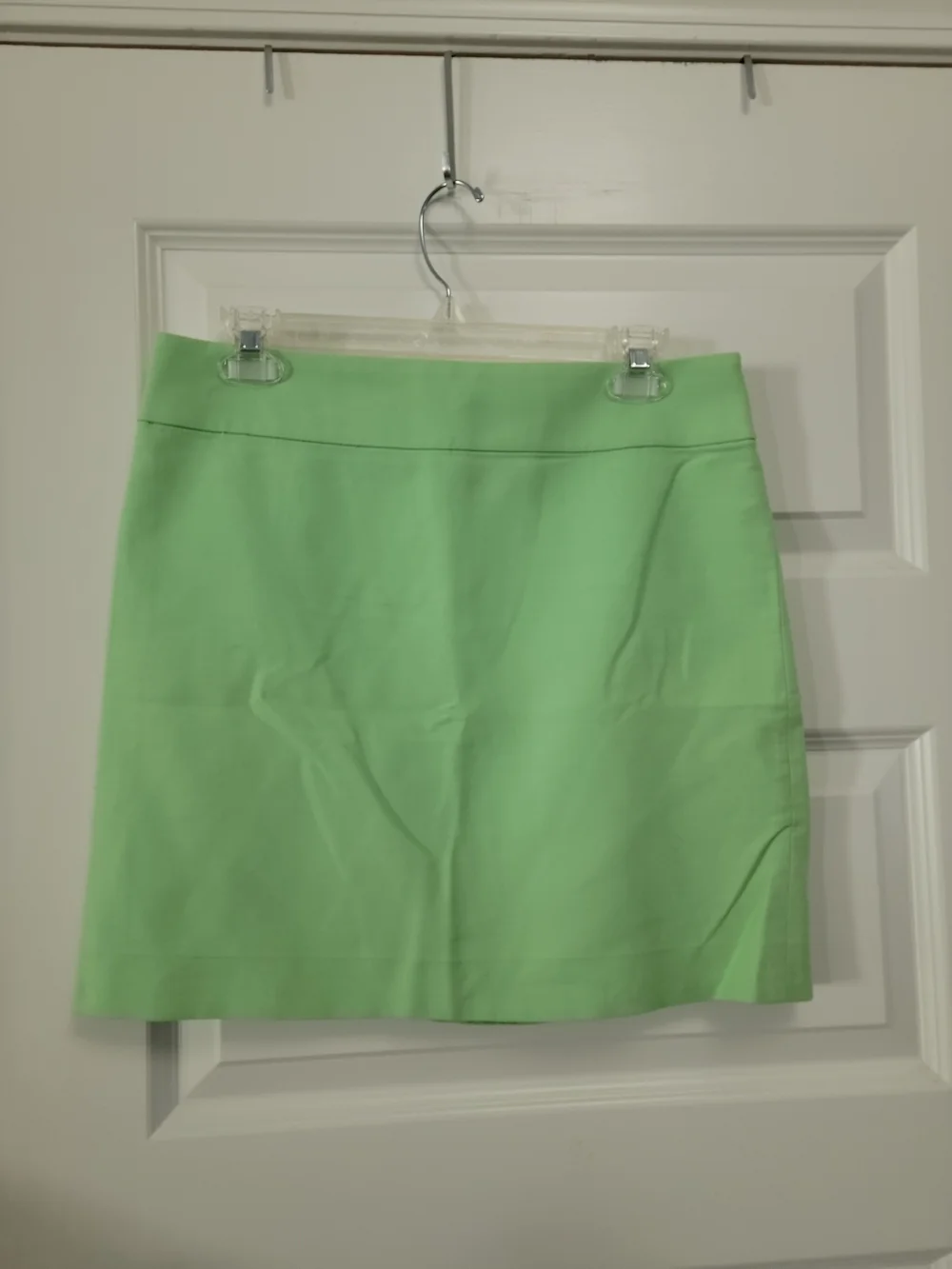 J. Crew Short Skirt Pencil Women's Size 4 Zip Up Skirt Mint Green Jcrew